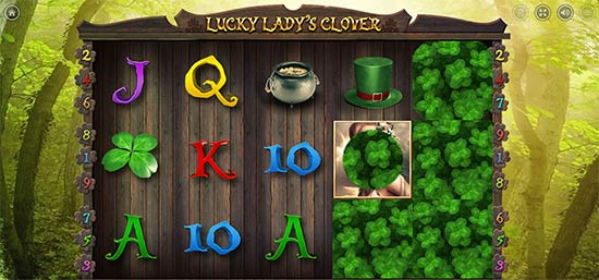 Game Bonus slot Clover Lucky Lady.