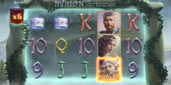 Avalon the Lost Kingdom Bonus Game.