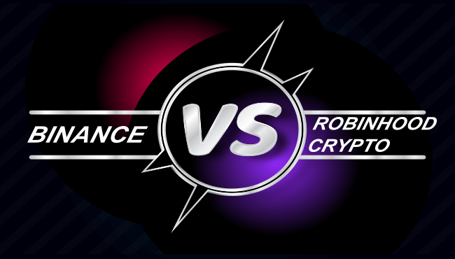 Binance versus crypto robinhood