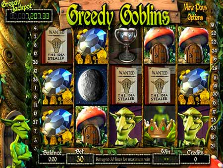 Greedy Goblins بازی اسلات بیت کوین در BitcoinPenguin.