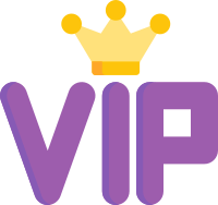 Teks VIP dengan mahkota