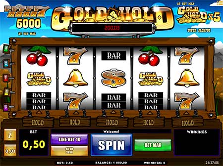 Gold Hold Jackpot slot game از iSoftBet.
