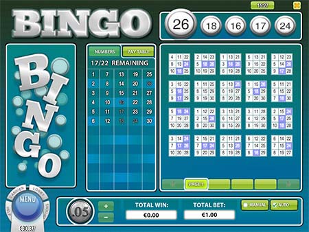 و در اینجا یکی از بسیاری از بازی های Bingo از Vistagaming وجود دارد.